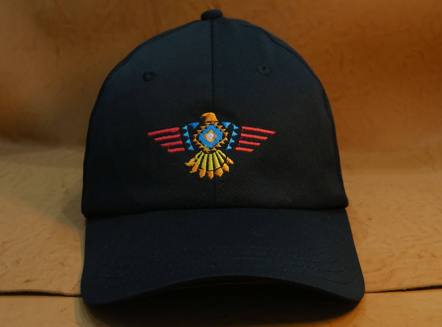 Black Native American Embroidery Baseball cap Trucker Hat