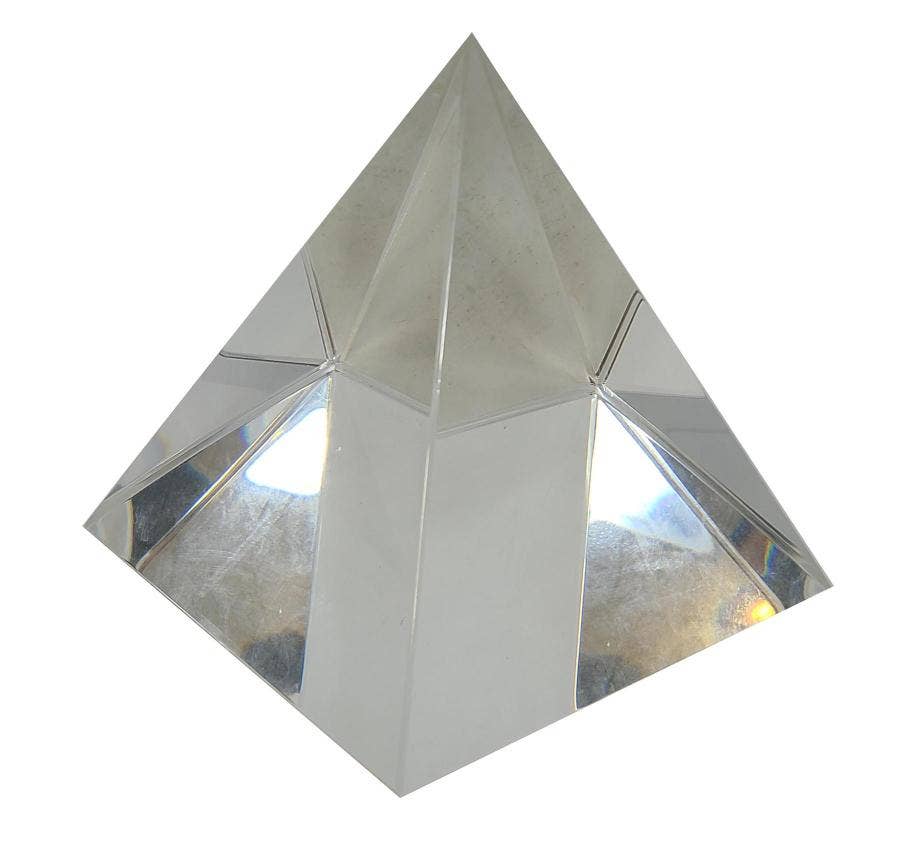 Crystal Pyramid 6 CM (2"x2.25")