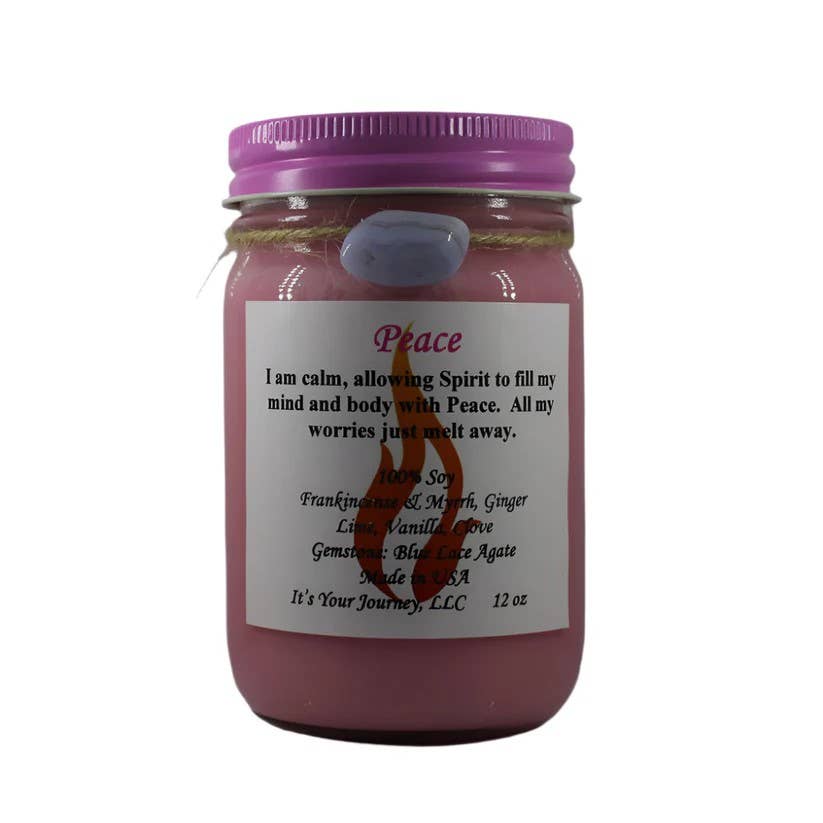 Peace Intention Candle 12 oz