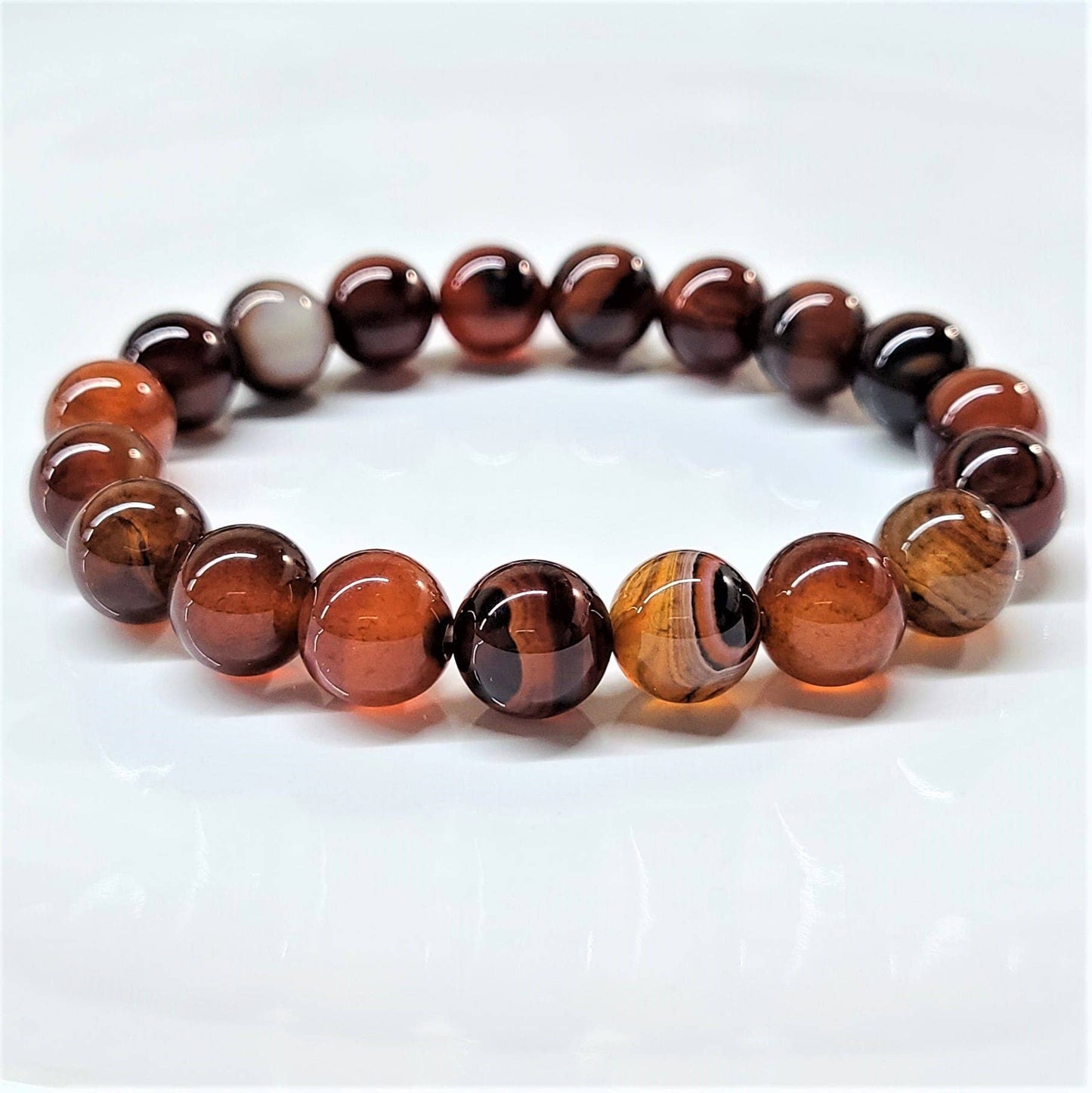 10 mm Agate Bracelet