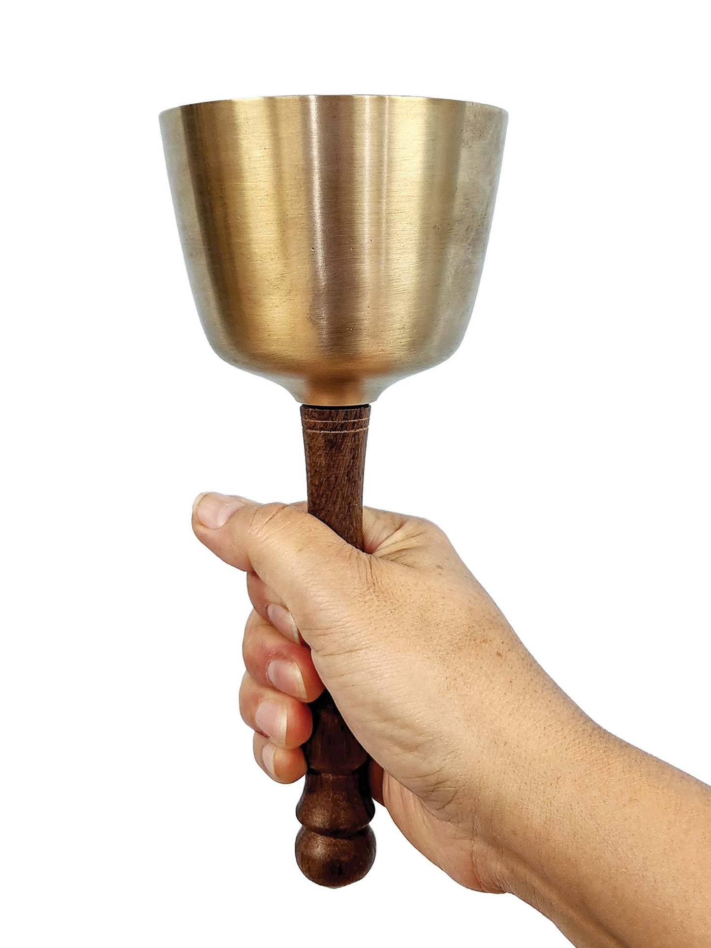 Handle Singing Bowls: Large Measures 11"x 4.5" (Bowl 3.5"x 4.5")