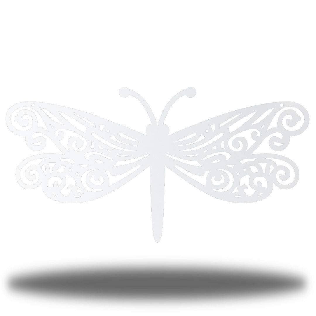 Dragonfly Metal Wall Art | Indoor & Outdoor Home Décor: Teal / 24"