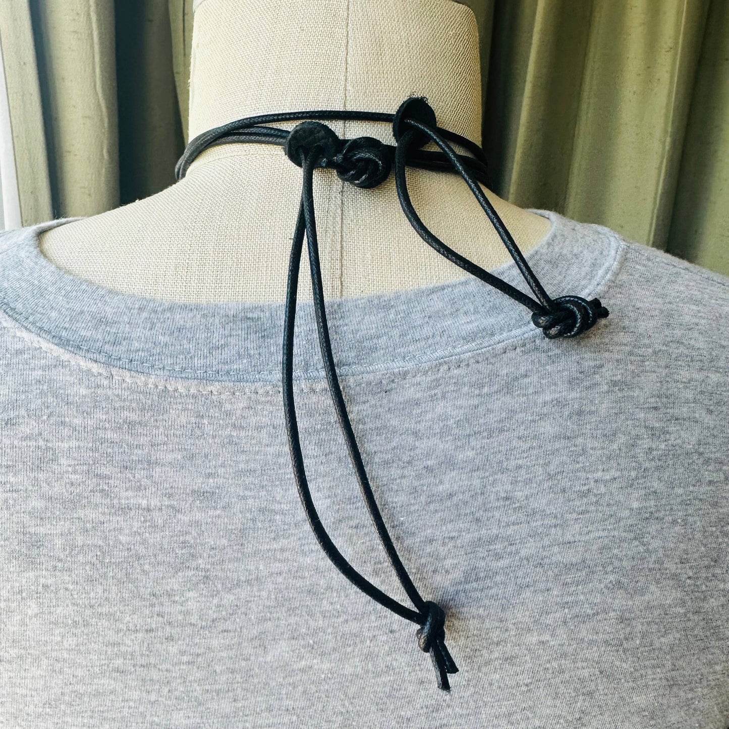 Gemstone or Crystal Holder Necklace. complete with stones.