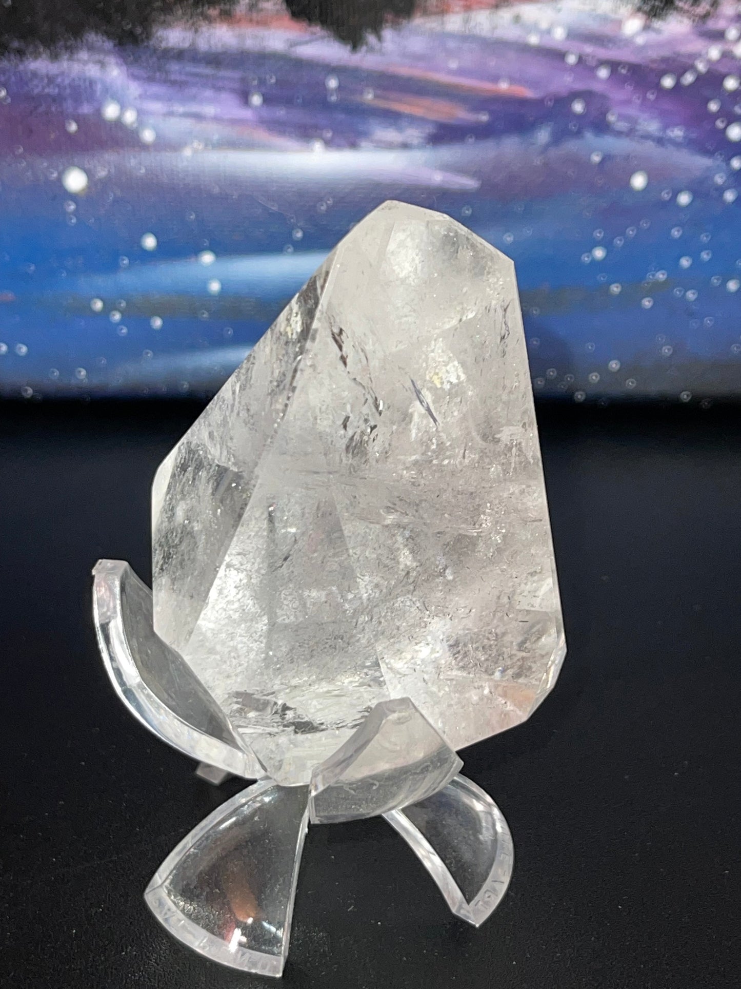 Clear Quartz Polished Crystal Carving