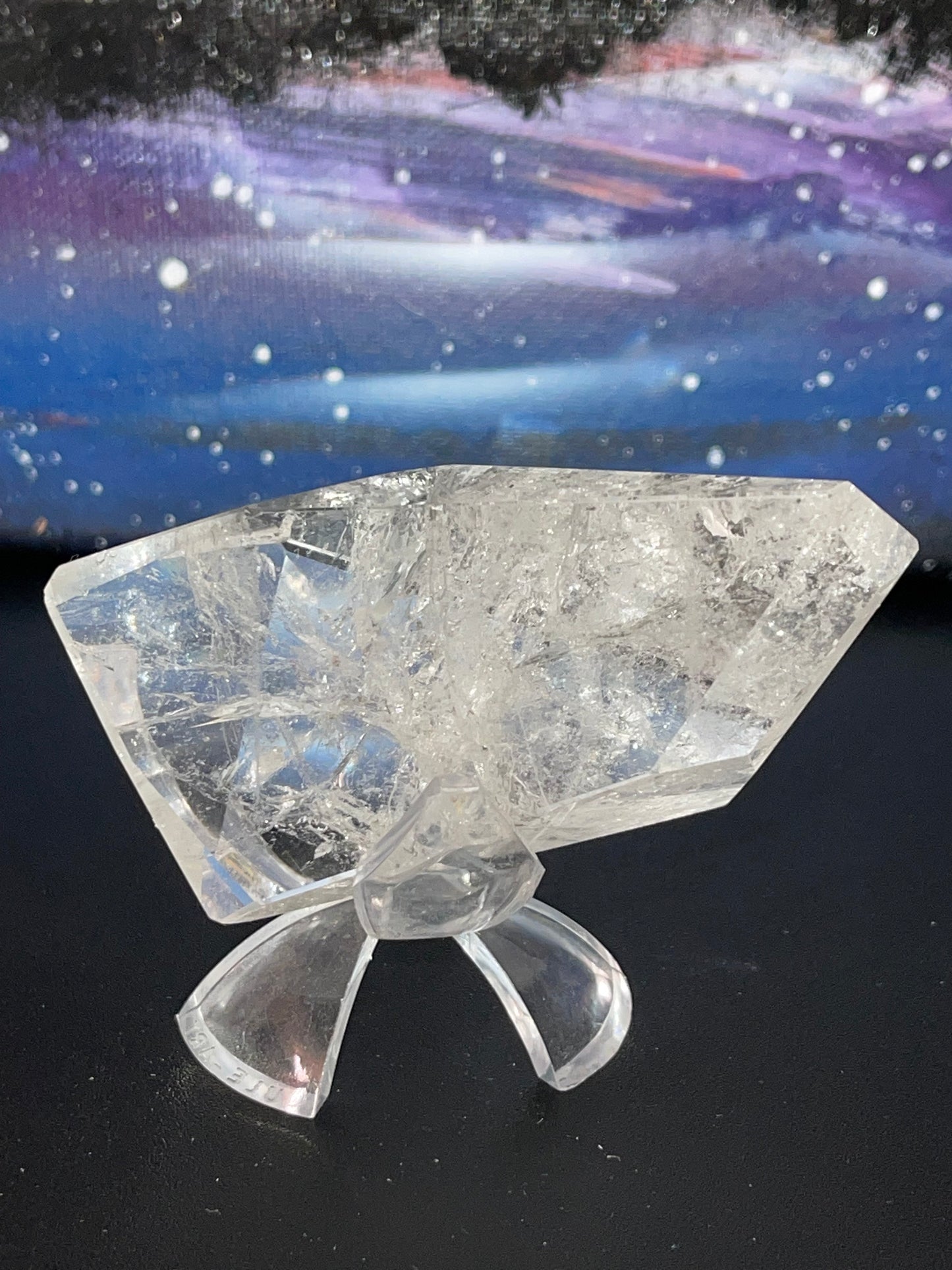 Clear Quartz Polished Crystal Carving