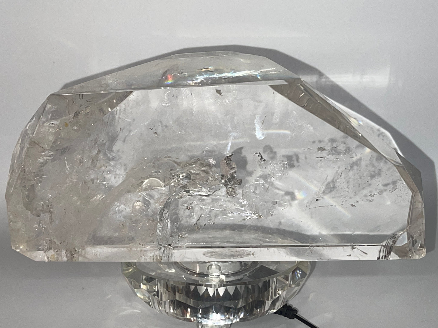 Clear Quartz Freeform Large Crystal Carving