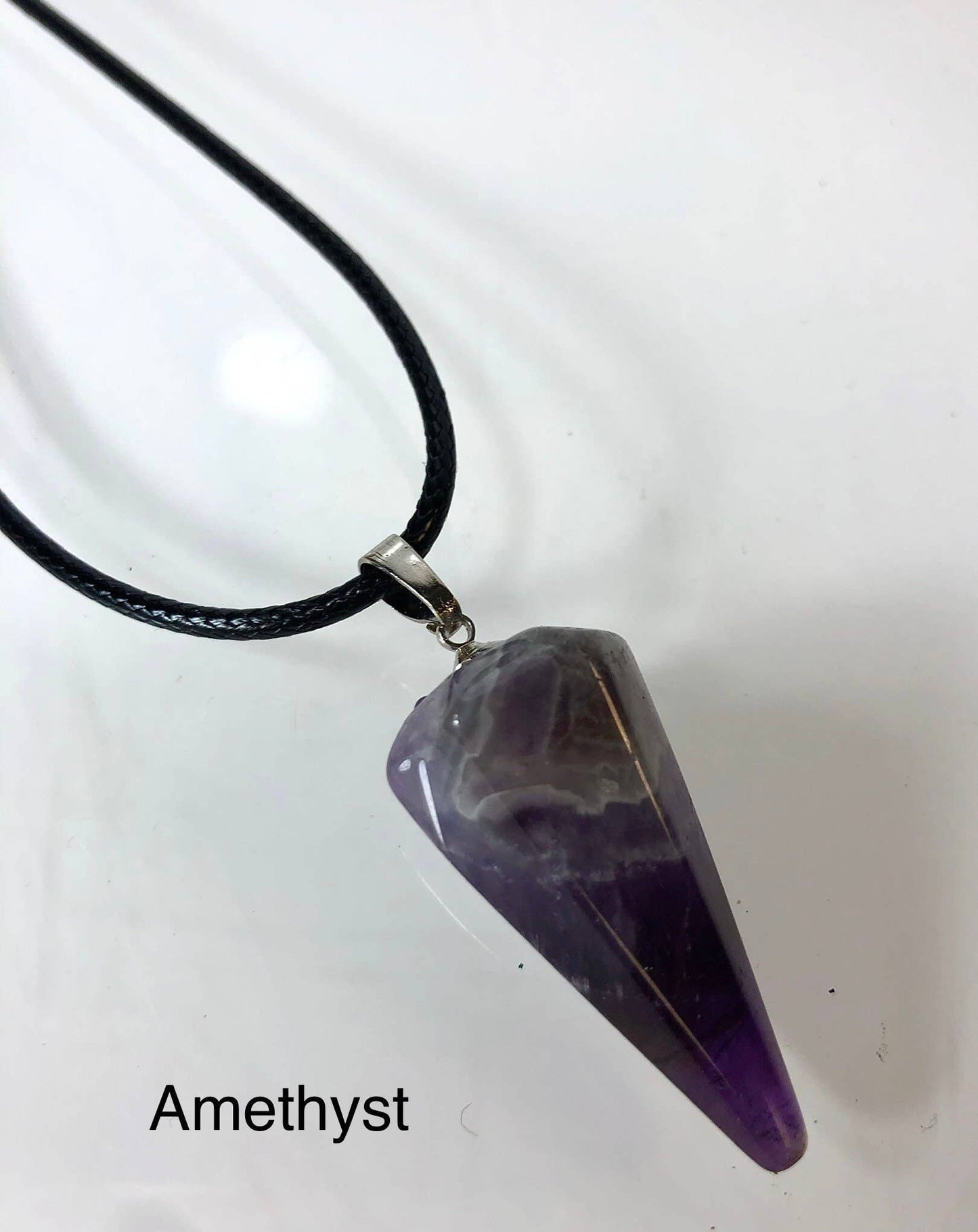 Natural Crystal Pendulum Pendants