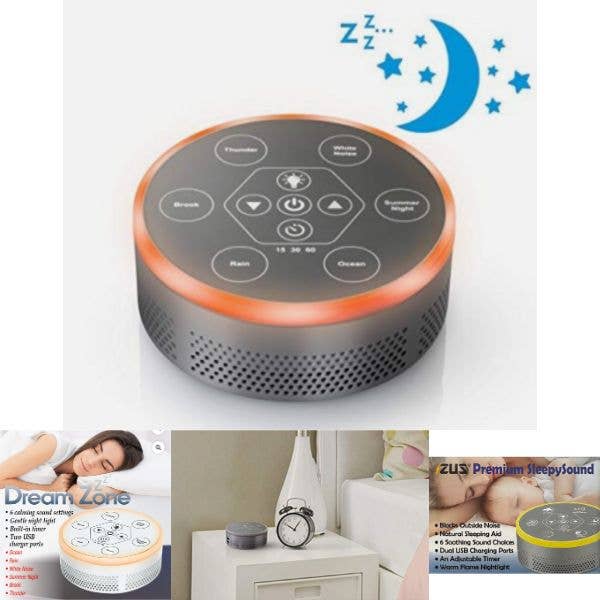 Zus Home - Premium Sleep Sound Machine - Grey Silver