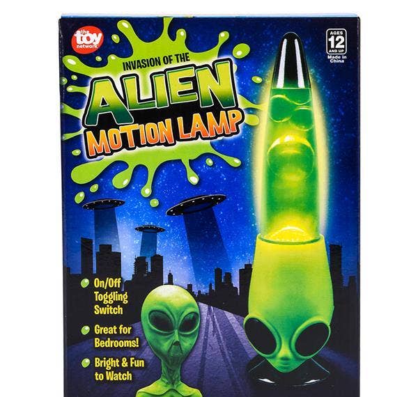 13" ALIEN HEAD WAX MOTION LAMP