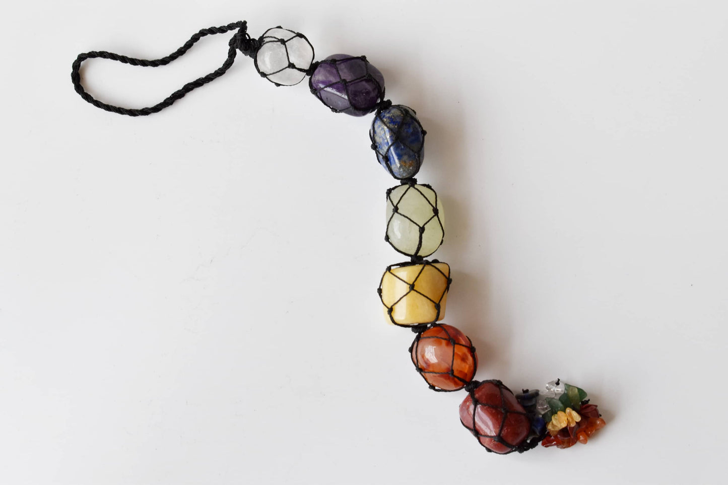 7 Chakra Crystal Hanger | Stone Hanger Car Accessories: 7 Chakra
