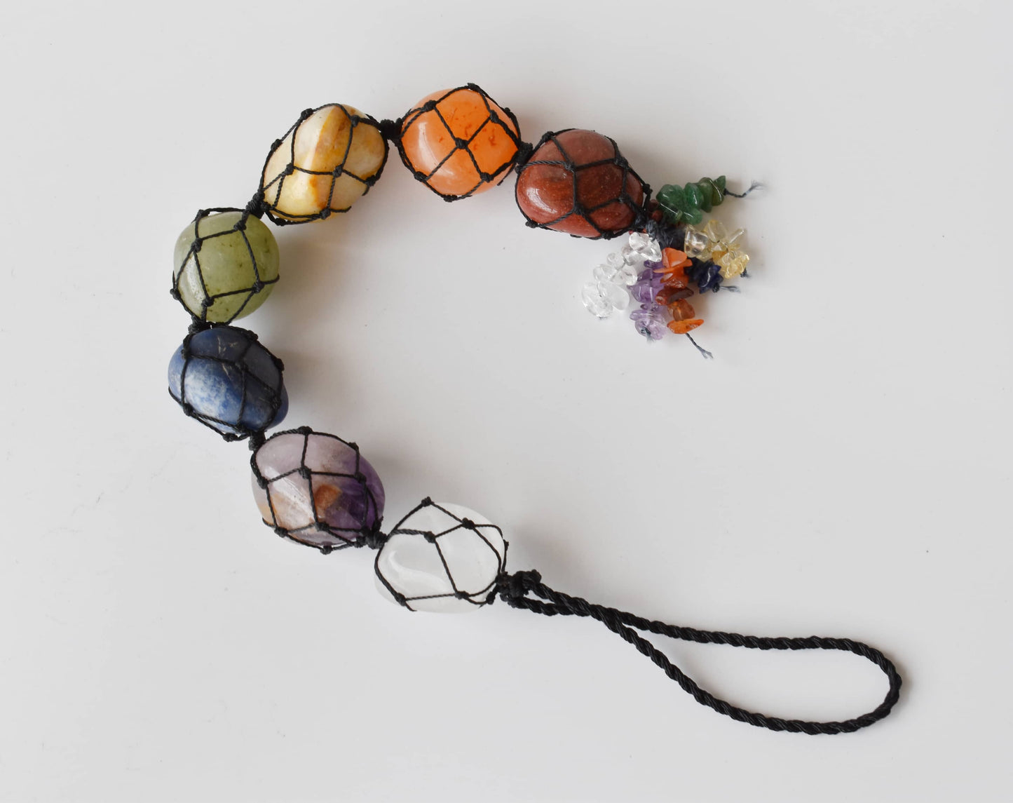 7 Chakra Crystal Hanger | Stone Hanger Car Accessories: 7 Chakra