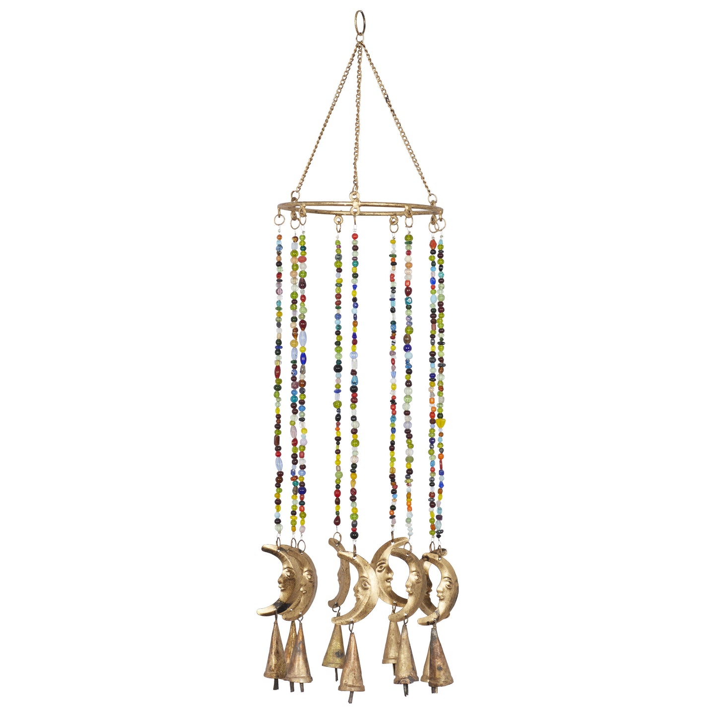 Eclectic Gold Metal Windchime