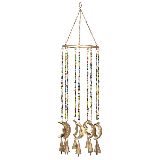 Eclectic Gold Metal Windchime