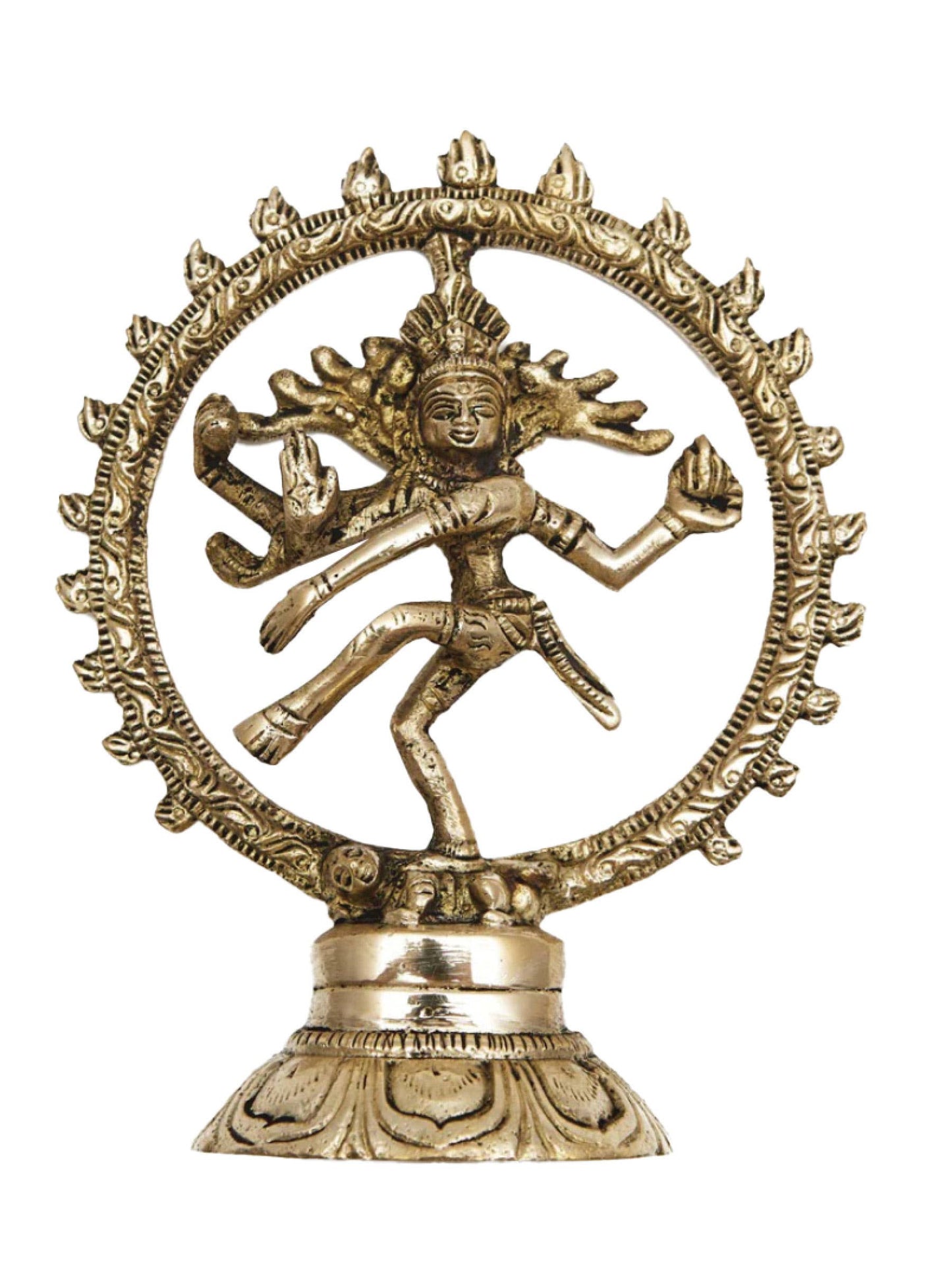 Brass Dancing Shiva: LG-8"