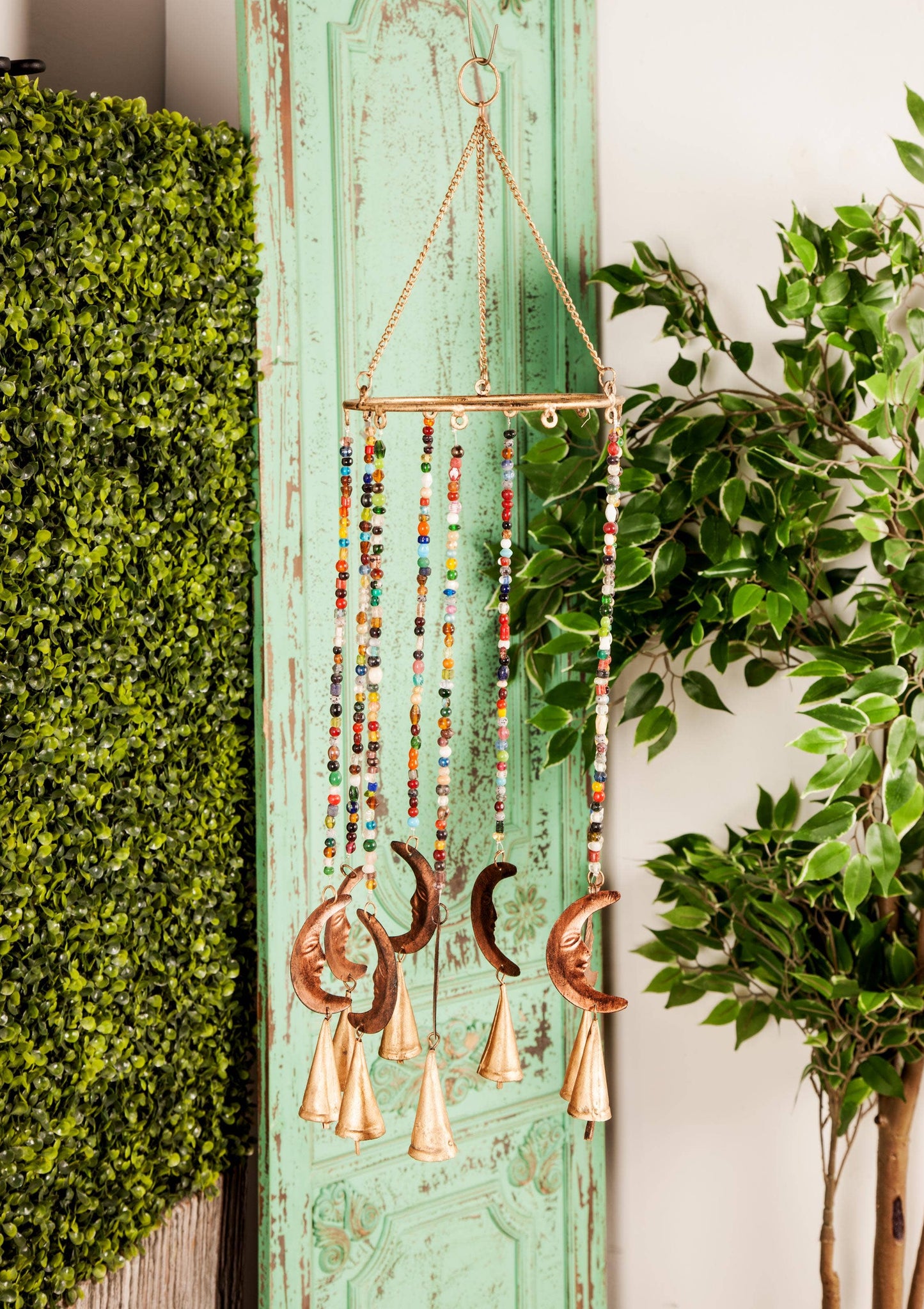Eclectic Gold Metal Windchime
