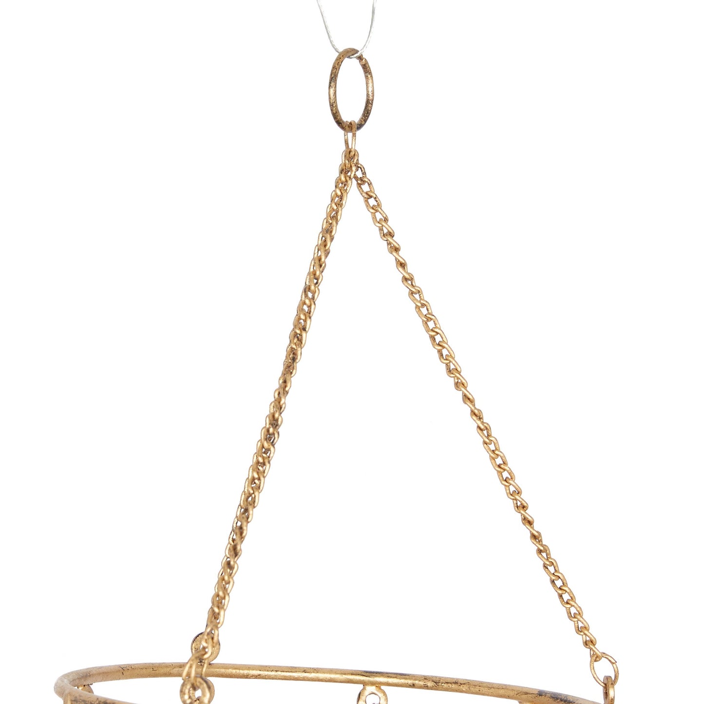 Eclectic Gold Metal Windchime