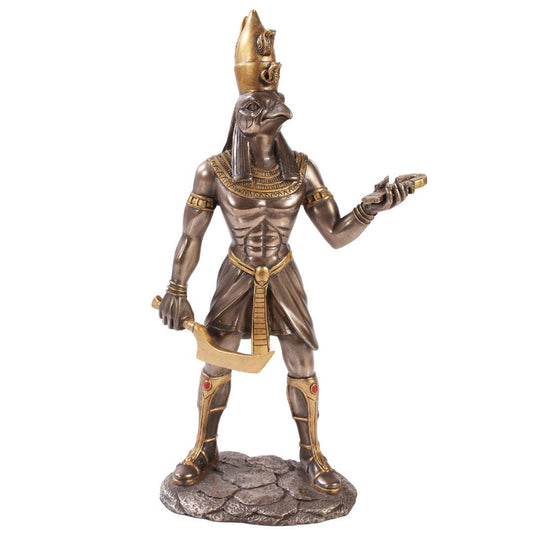 10832 Egyptian Horus Bronze Statue