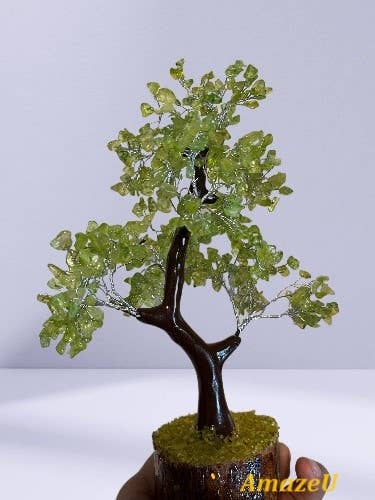 Peridot Gemstone Tree, 500 chips Tree