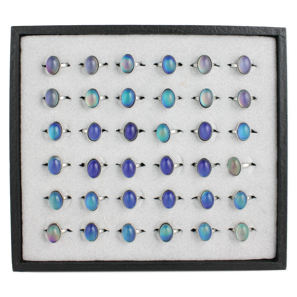 Oval Adjustable Mood Ring Program -