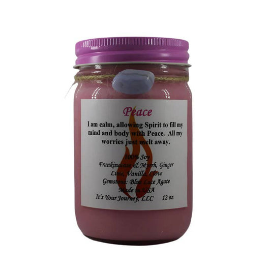 Peace Intention Candle 12 oz