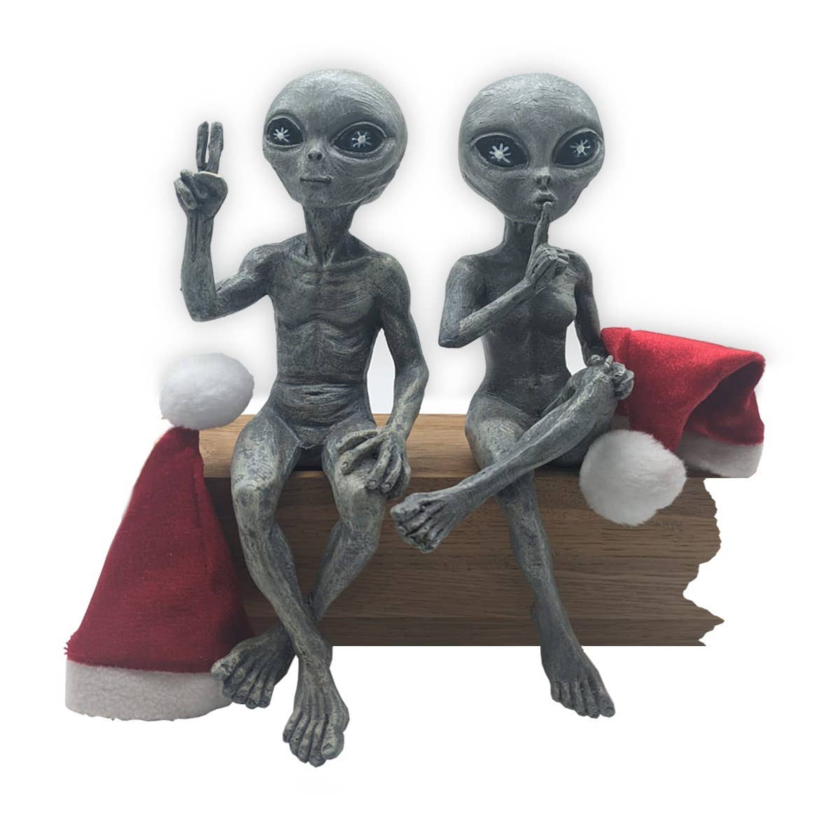 Alien Christmas Decoration Alien Statues Ledge Loungers