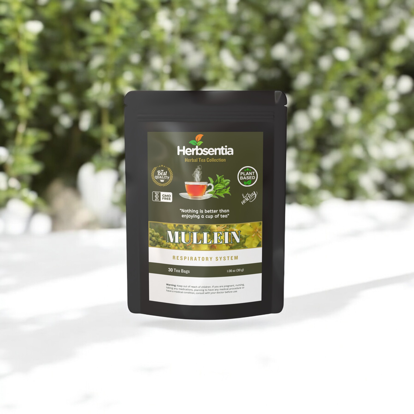 Mullein Tea (30 tea bags)- Smooth & Soothing Herbal Infusion