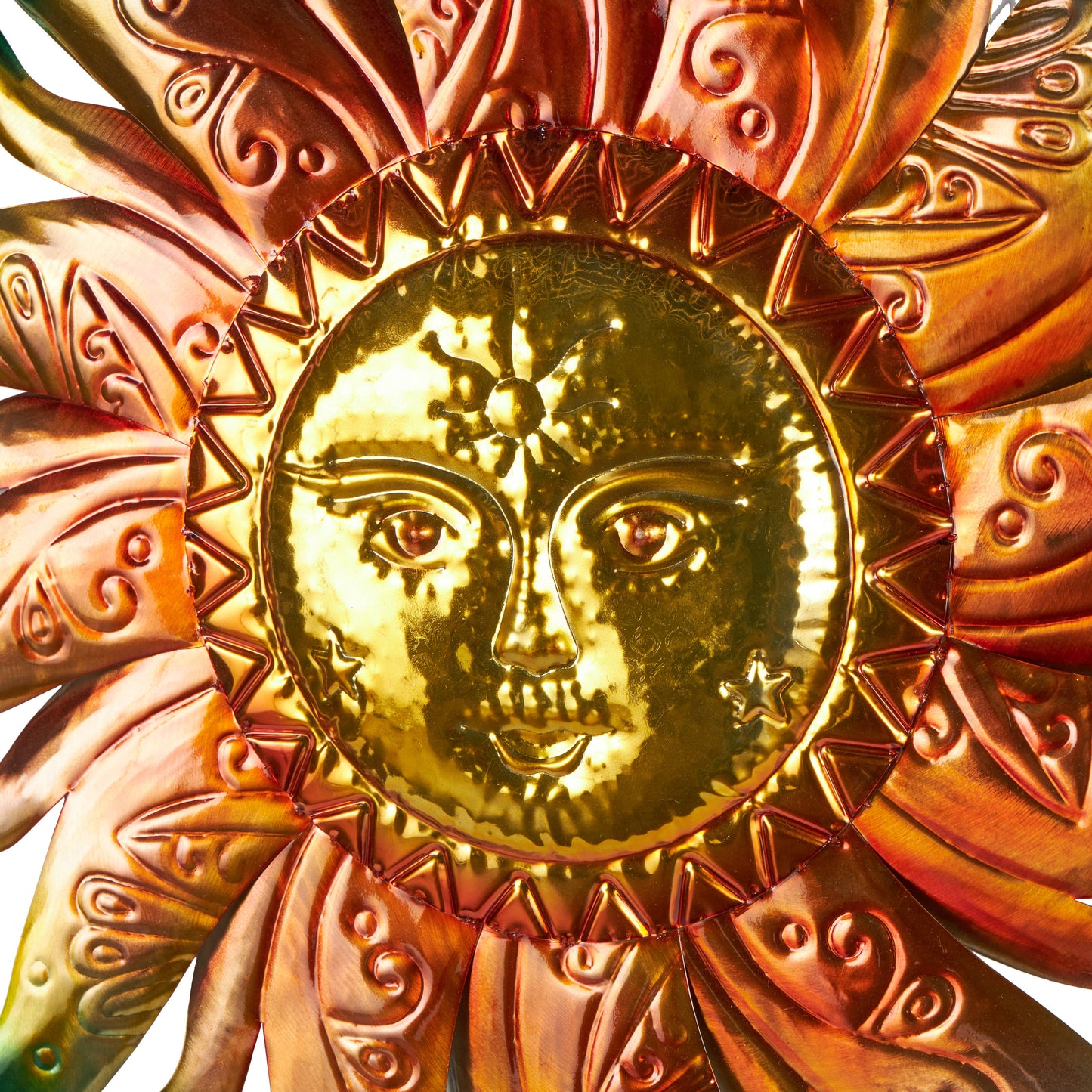 Eclectic Gold Stainless Steel Metal Wall Decor