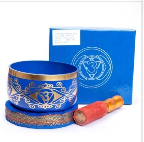 Tibetan Singing Bowl 7 Chakra Indigo, Third Eye Chakra