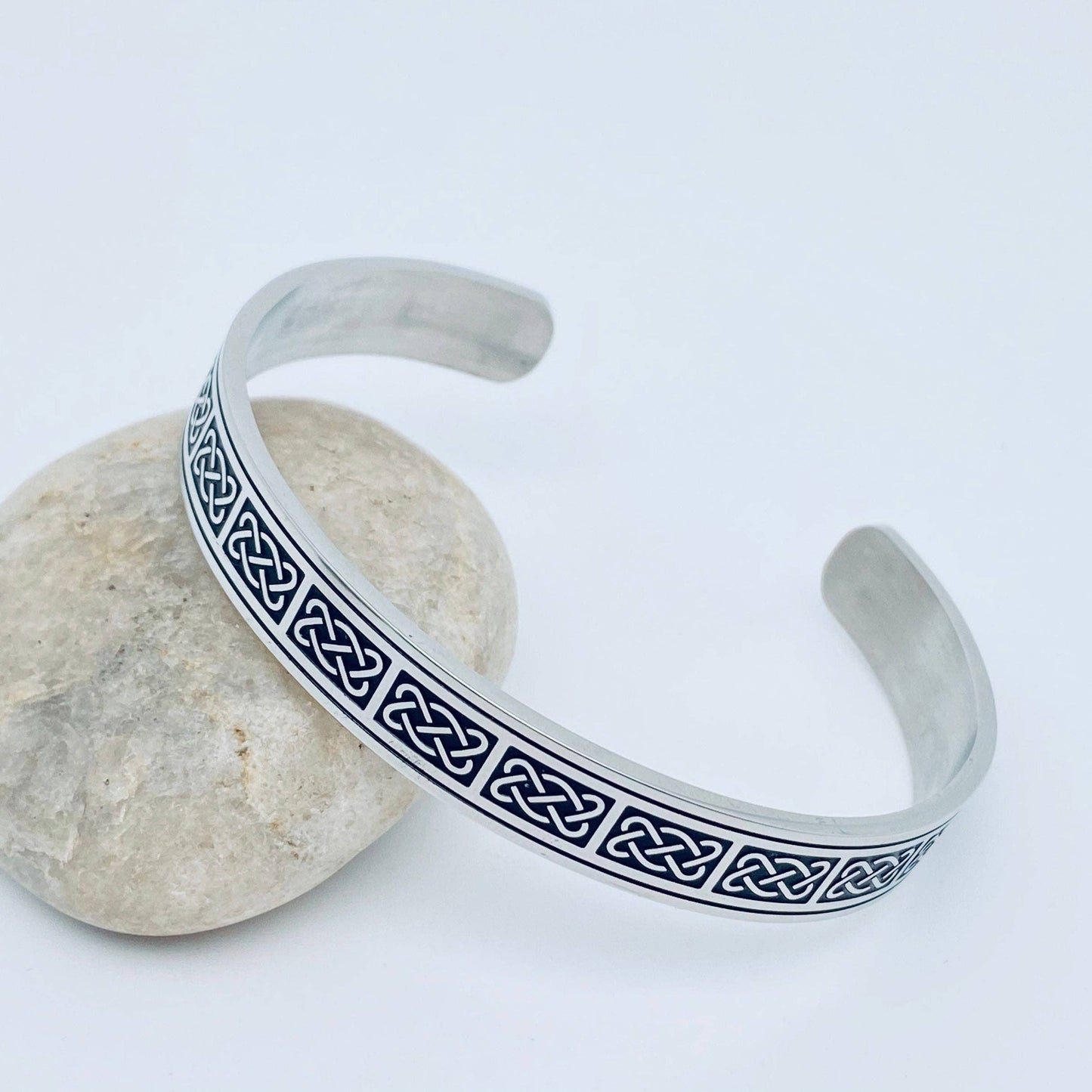 Multi-style Viking Series Stainless Steel Cuff - MJ/BC: Style 6