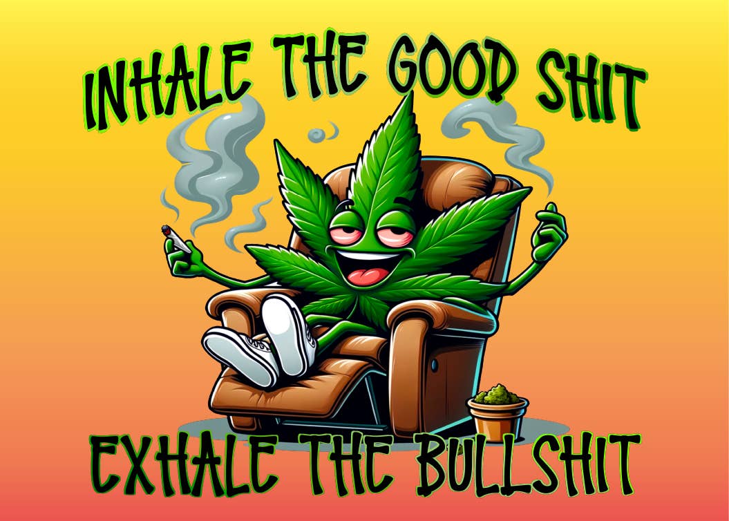 Milkyway Messenger Cannabis/Vape Shop "BS" Shelf Sitter: Gray
