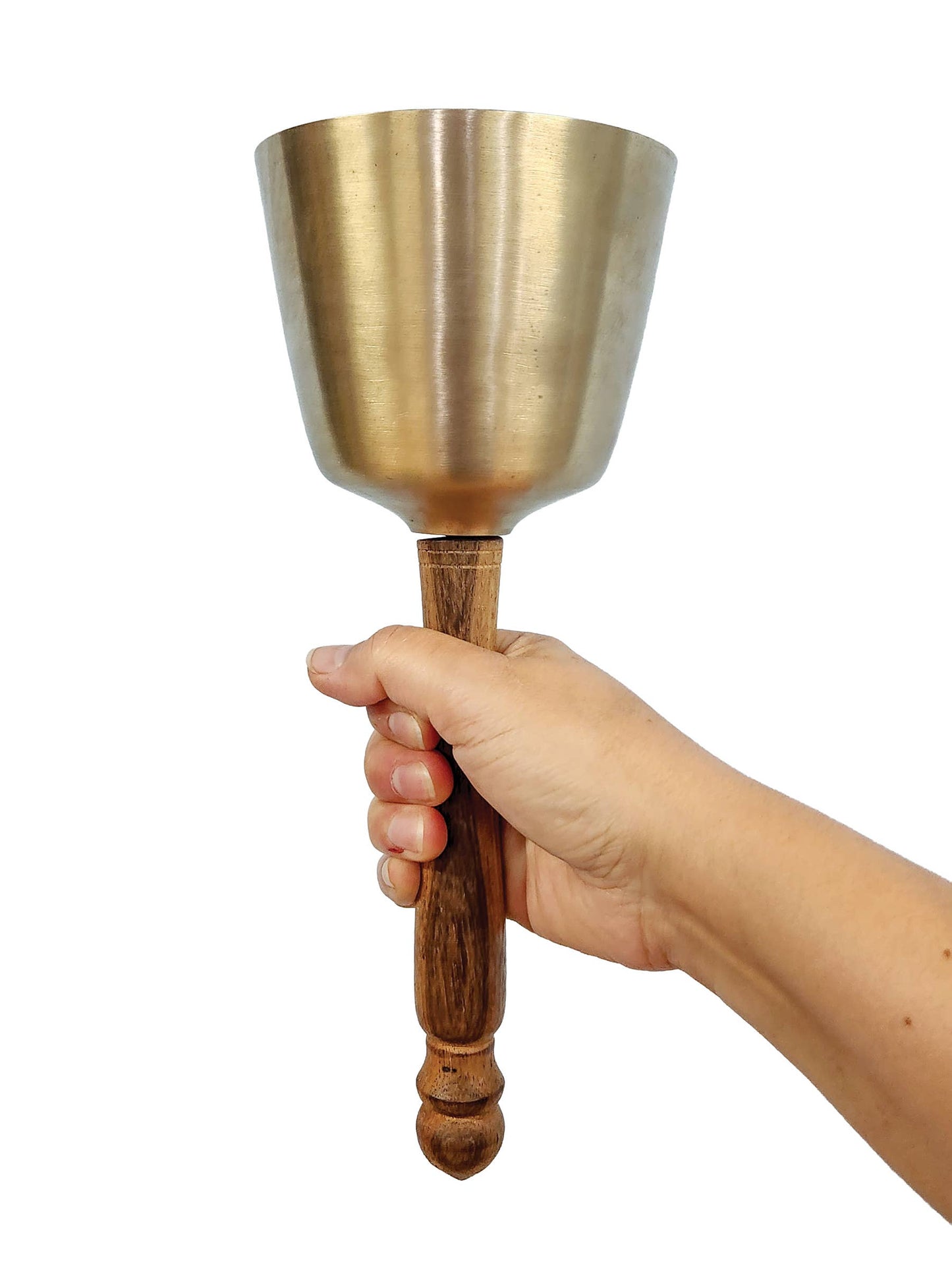 Handle Singing Bowls: Large Measures 11"x 4.5" (Bowl 3.5"x 4.5")