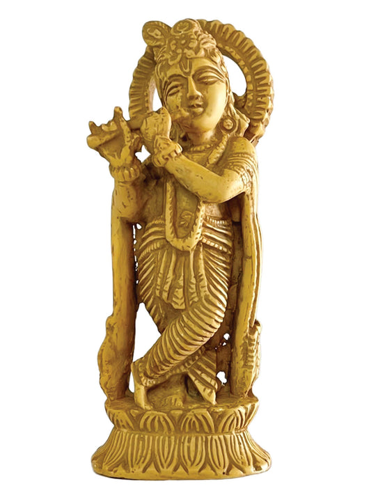 Krishna Resin Statue (Pack Of 2): 6"X3"