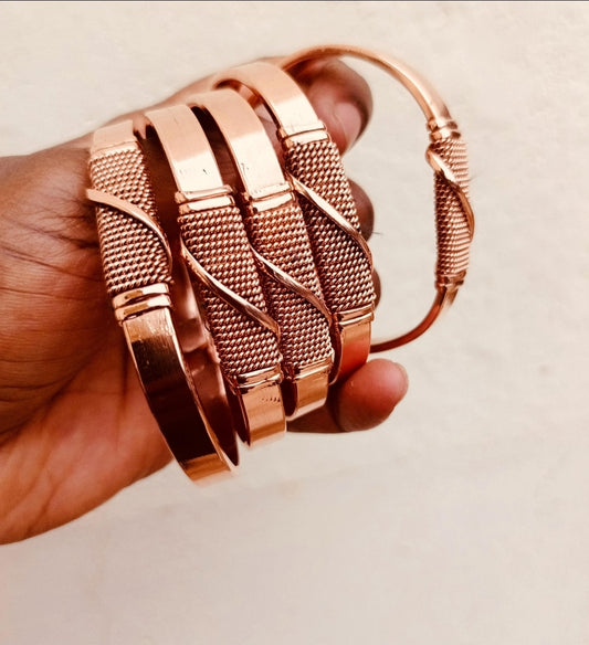 Adjustable Solid Copper Bracelet
