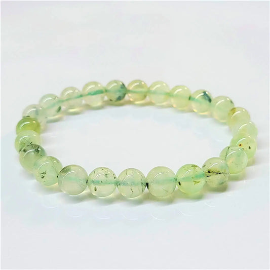 8 mm Prehnite Stone Bracelet