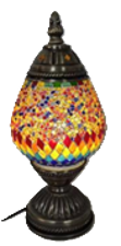 Mosaic Egg Lamps: 10