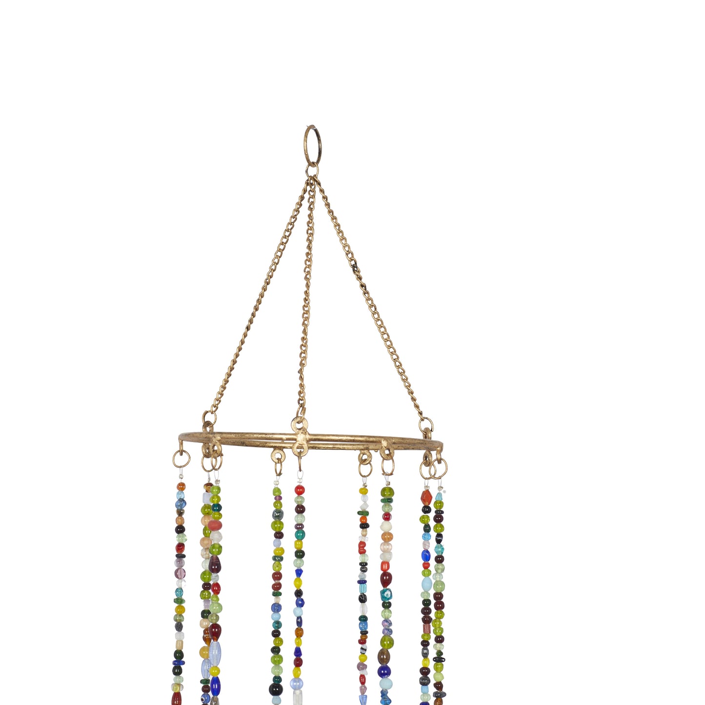 Eclectic Gold Metal Windchime