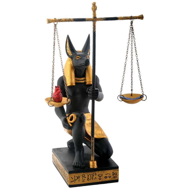 Y8205 Egyptian Anubis Scales of Justice