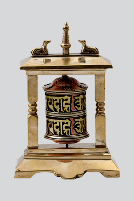 Table Stand Prayer Wheel (PW-17): One Size