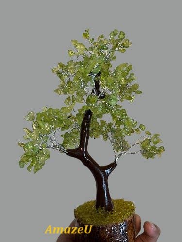 Peridot Gemstone Tree, 500 chips Tree
