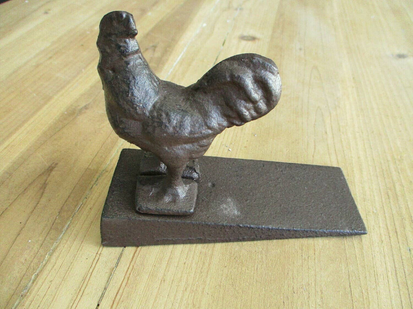 CAST IRON ROOSTER DOOR STOP