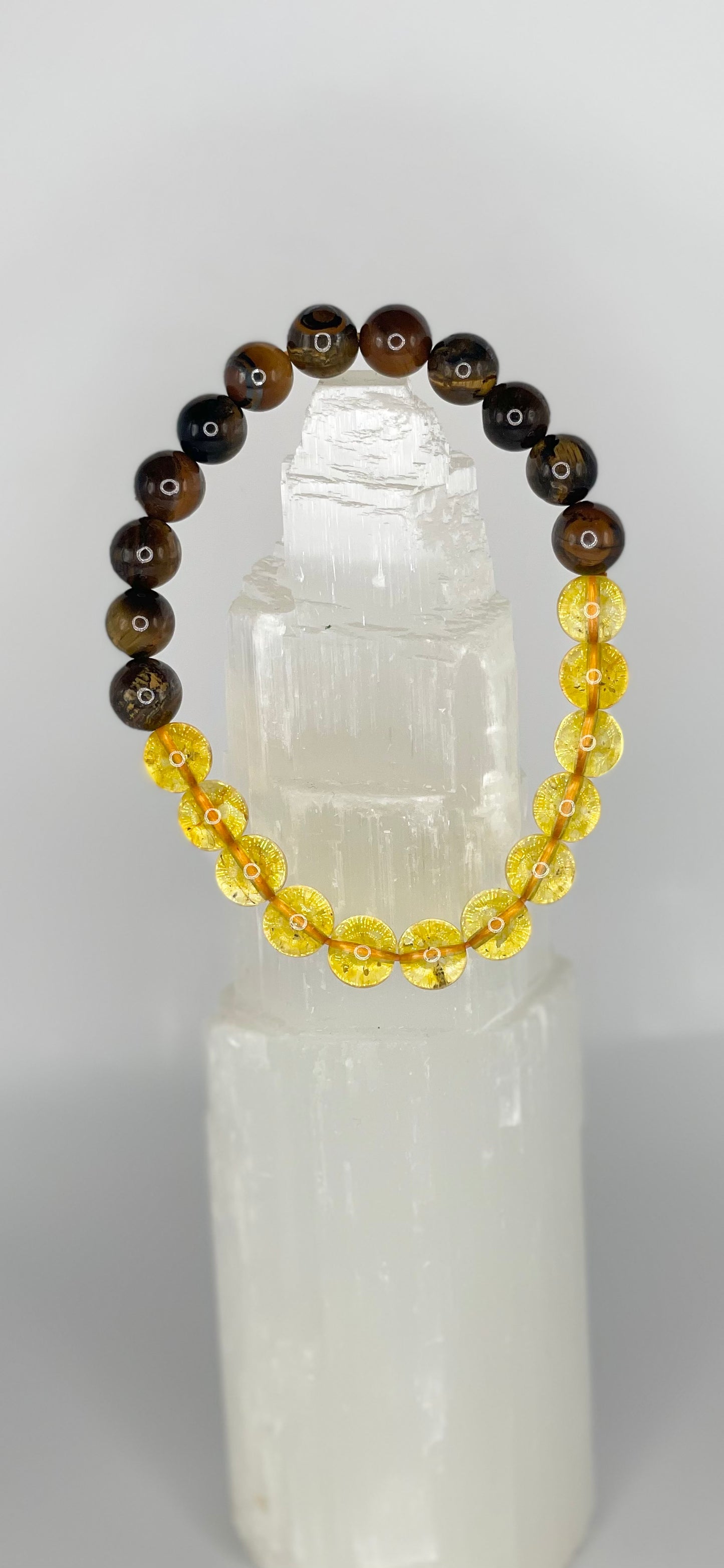 Citrine Tiger's Eye Bracelet