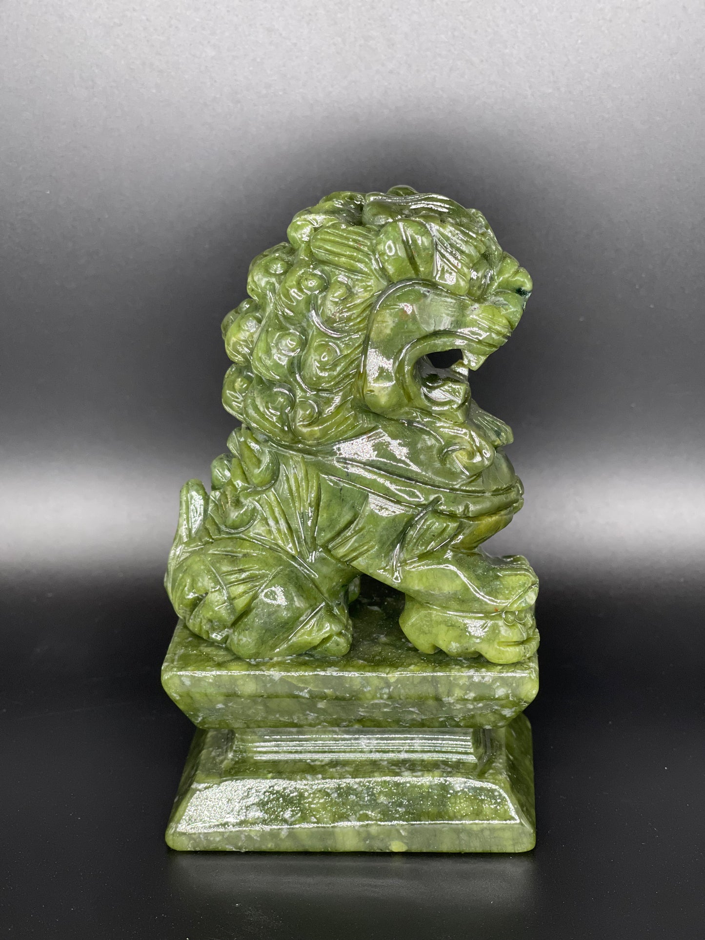 Jade Dragon Sculpture B (4.5 in)