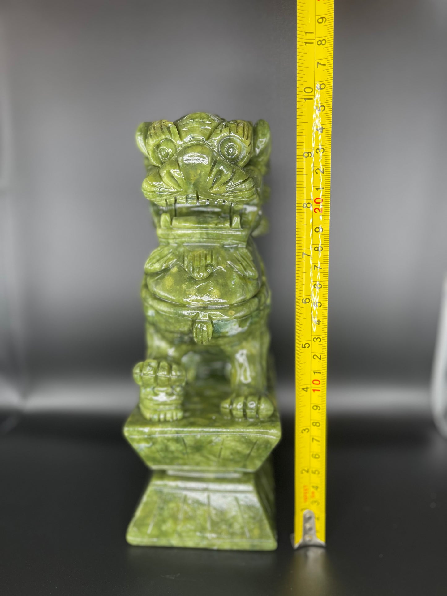 Jade Dragon Sculpture C (9.5 in)