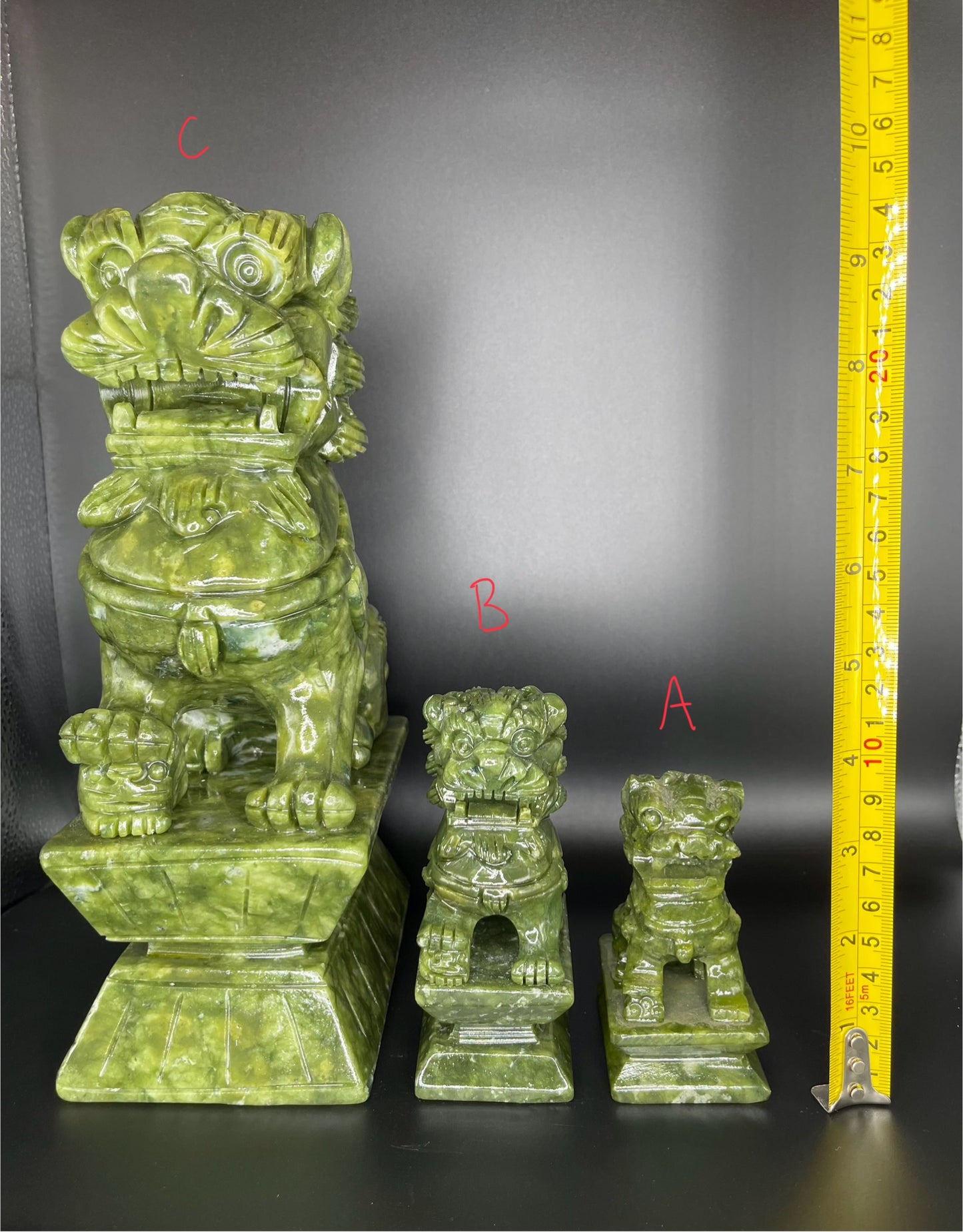 Jade Dragon Sculpture A (3.5 in)