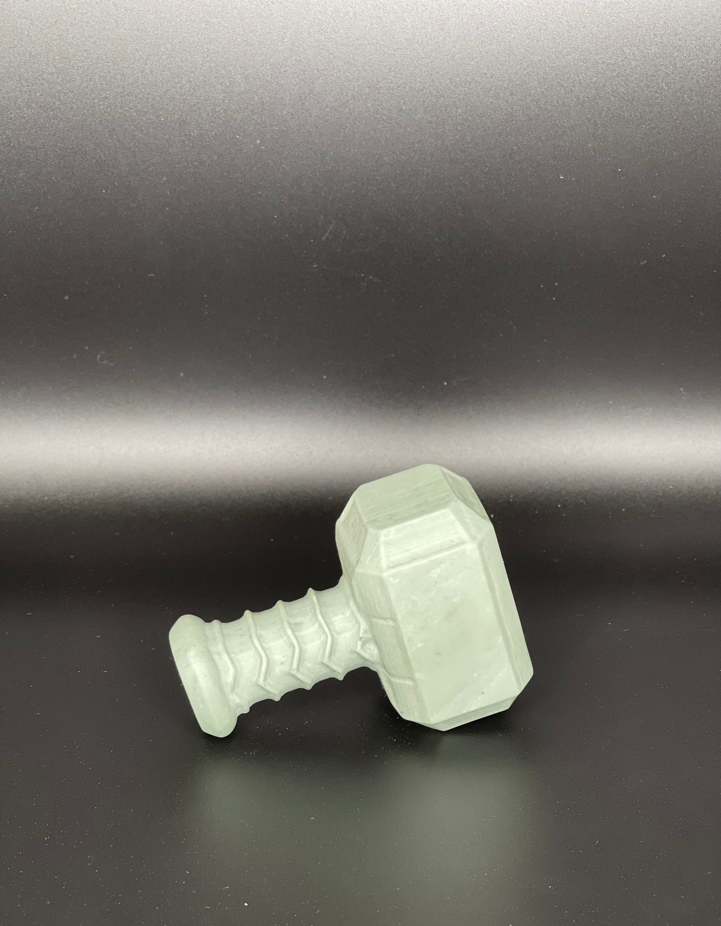 Miniature Jade Thor Hammer