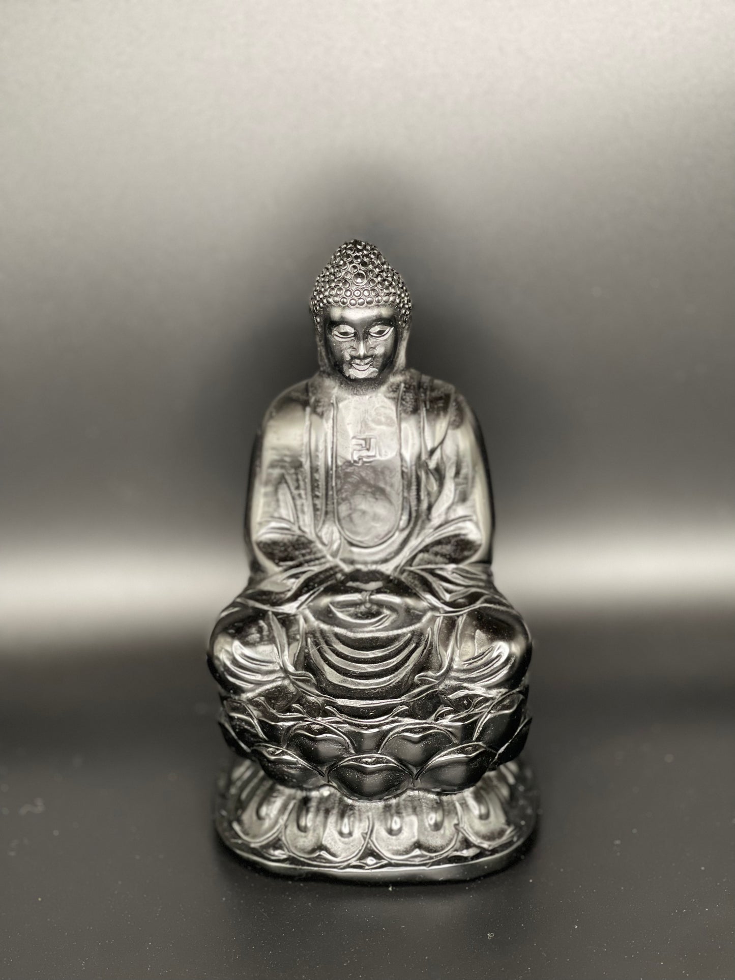 Obsidian Buddha Figurine B