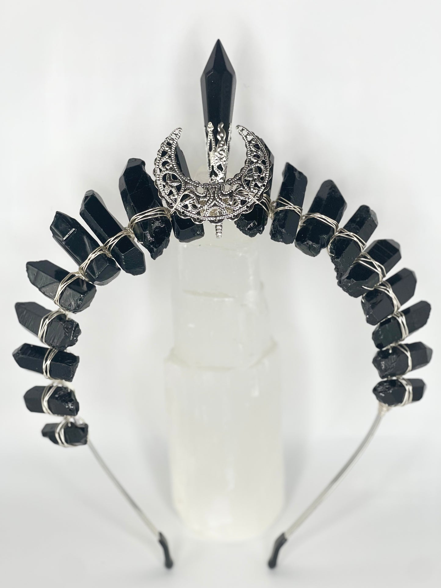 Obsidian Crystal Crown