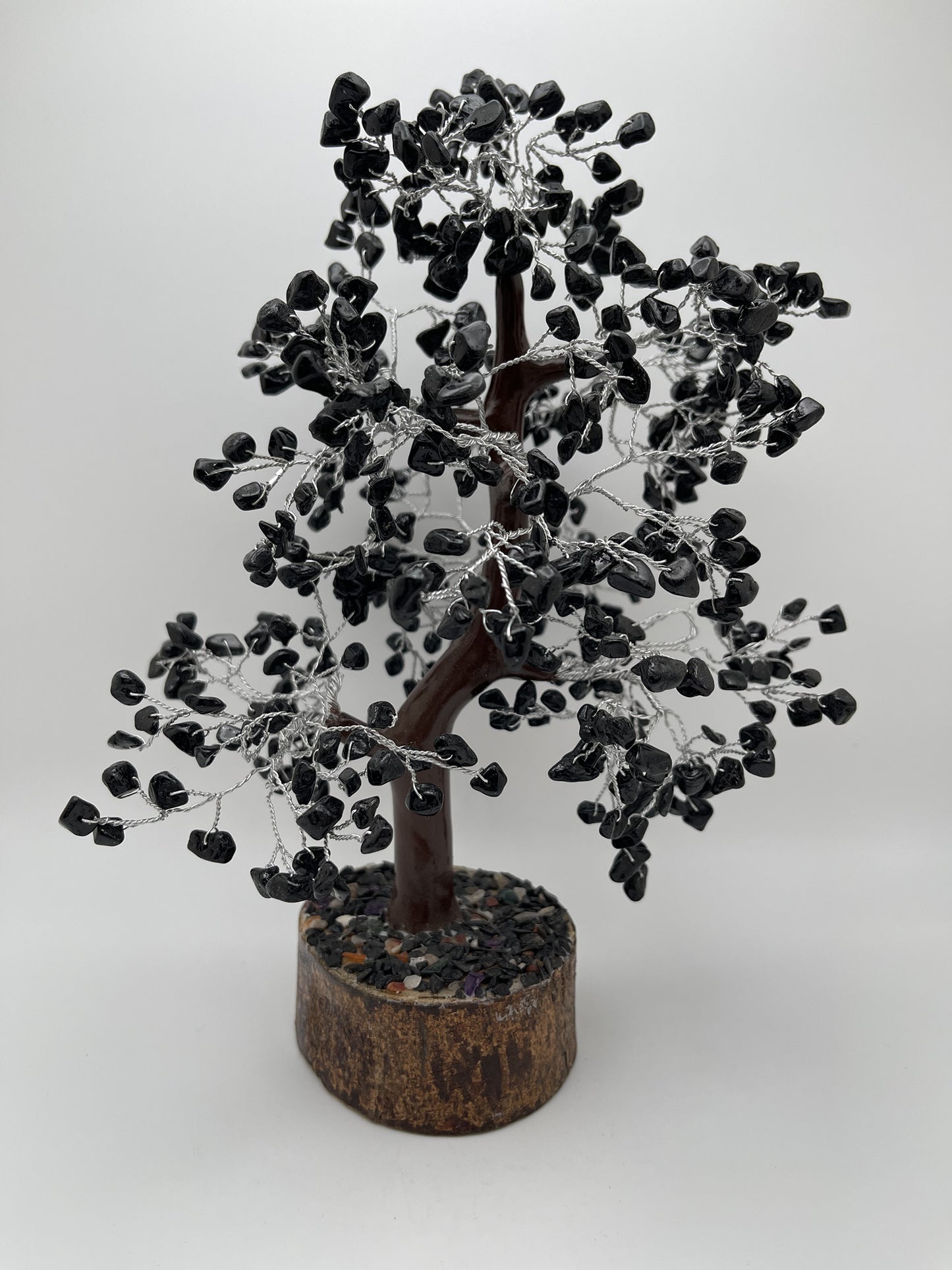 Obsidian Crystal Tree Medium 10 in