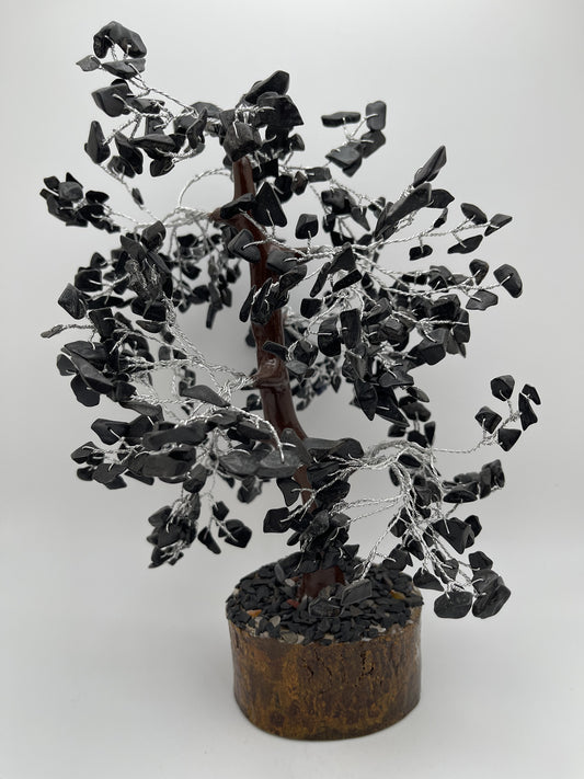 Black Tourmaline Crystal Tree Medium 10 in