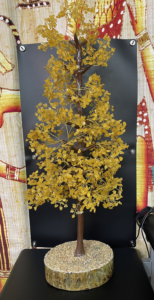 Citrine Crystal Tree Large 27 in